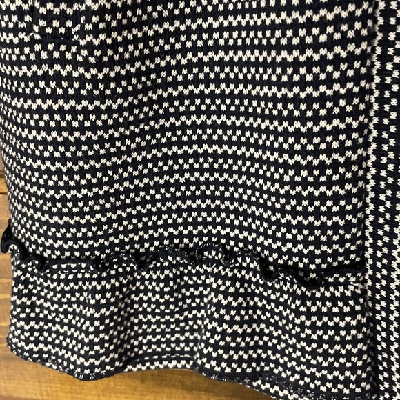 Jack by BB Dakota cardigan, black and white stretch, L, excellent condition - Picture 6 of 15